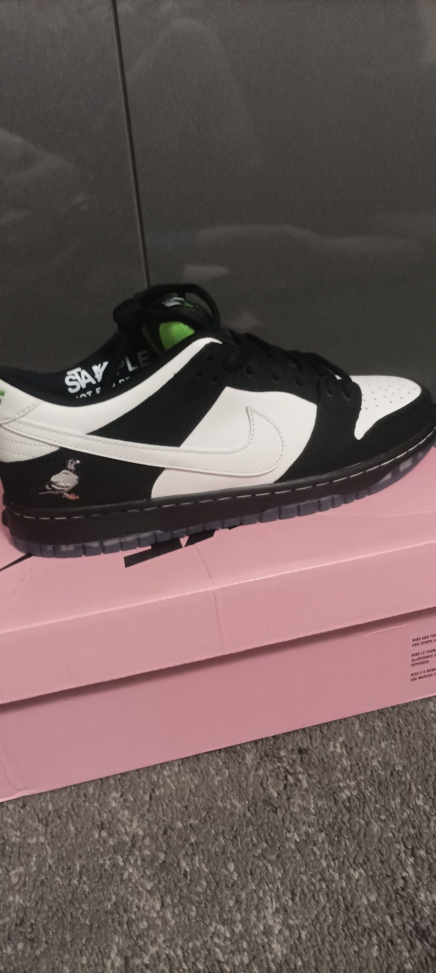 Nike pigeon panda dunks нови