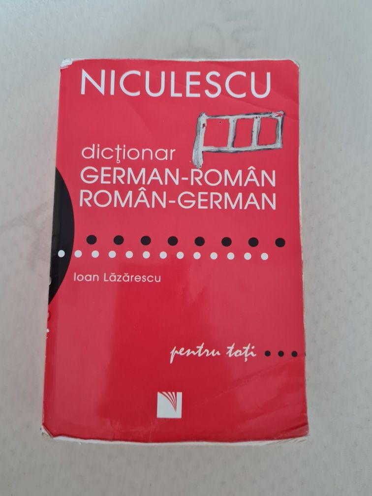 Dictionar german-roman roman-german Niculescu + ghid de conversatie