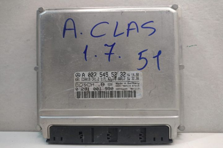 ECU Calculator Motor Bosch A0275455232 / 0281001990 Mercedes-Benz A-C