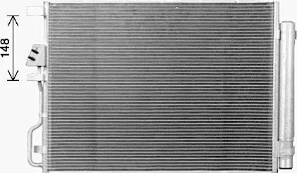 Радиатор кондиционера хендай hyundai tucson