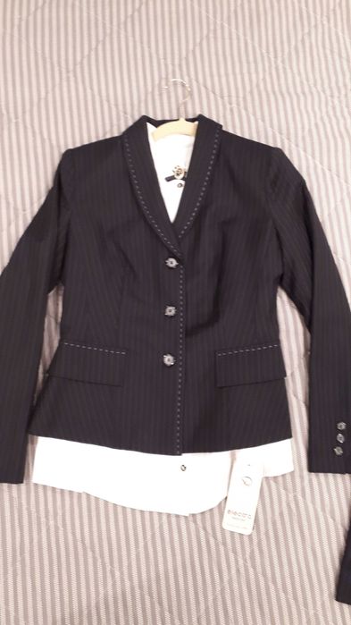 Женский деловой костюм  комплект тройка, дизайнерская одежда Glance