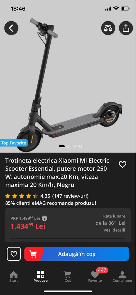 Trotineta electrica Xiaomi