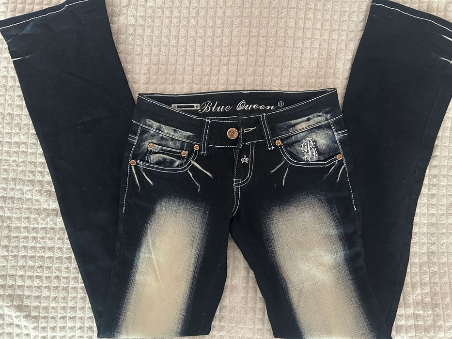 Blue Queen low waist дънки
