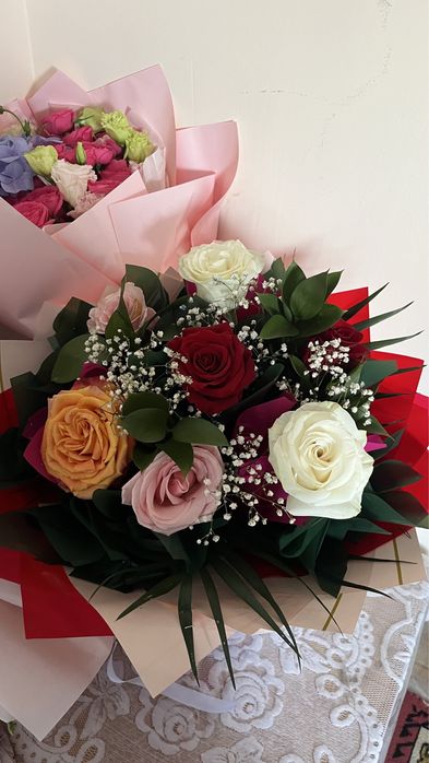 Букет цветы розы