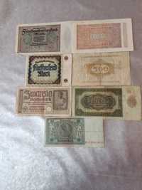Bancnote mărci vechi Germania,in stare foarte bună.