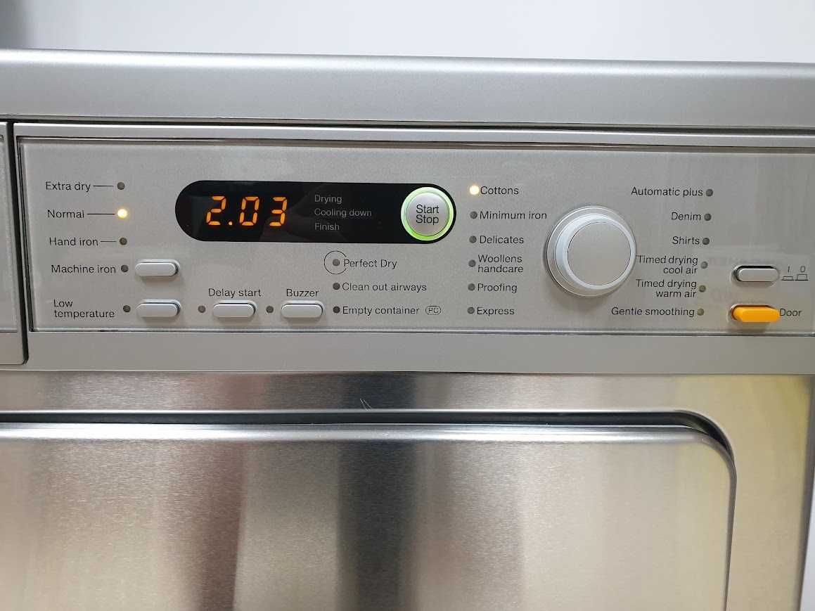 Инокс - Miele T8828C Сушилня - Подсветка - Аларма Миеле 12м Гаранция