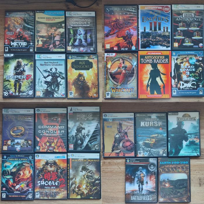 Продам игры на компьютер