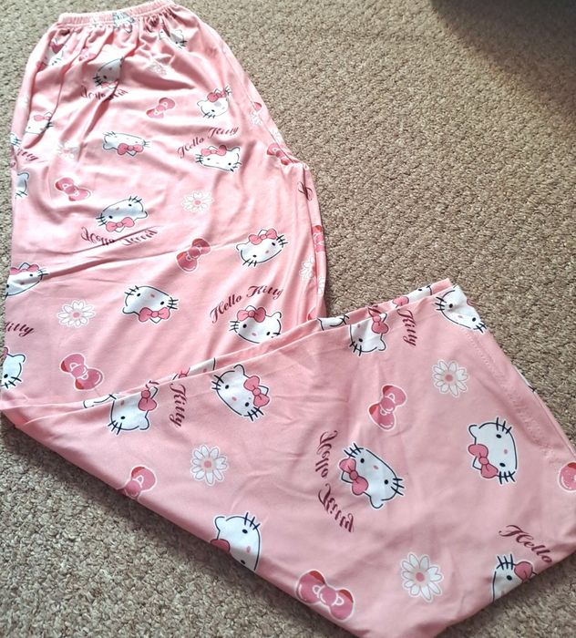 Pantaloni Hello kitty de casa sau de pijama Hello kitty