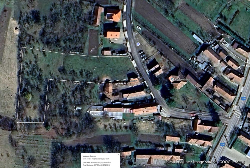 Teren intravilan de vânzare, Găleşti, judeţul Mureş, 3300 mp