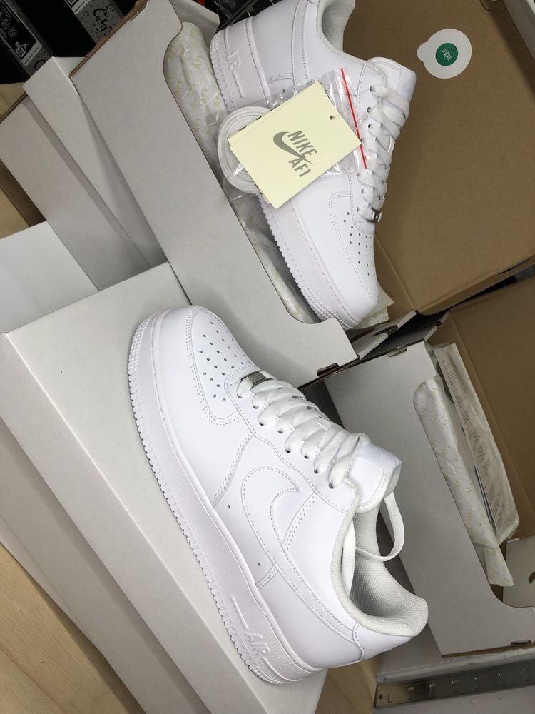 All White AF 1 Air Force 1 Triple White AF1 All White Made Vietnam