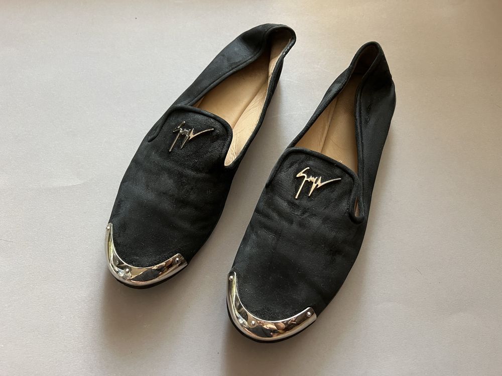 Giuseppe Zanotti balerini espadrile 39 negri negru