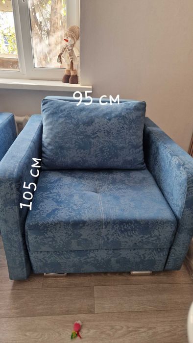 Угловой диван с креслом