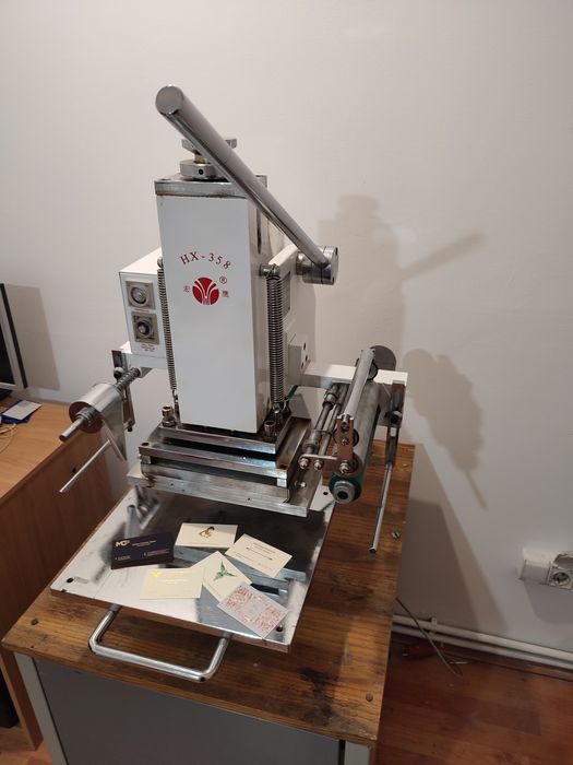 Aparat Presa Folio, timbru sec, emboss, cărți de vizita tipo