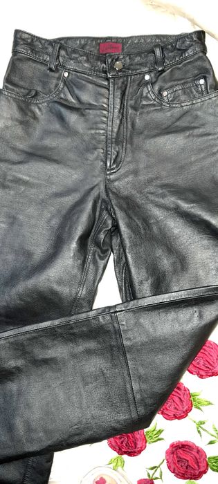 дамски панталона от естесвена кожа