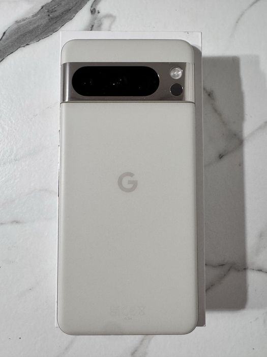 Мобилен телефон Google Pixel 8 Pro, 128GB, 12GB RAM, 5G, Porcelain