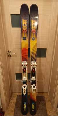 Schiuri / skiuri tura Scott Mission 183cm+legături marker duke+piei fo