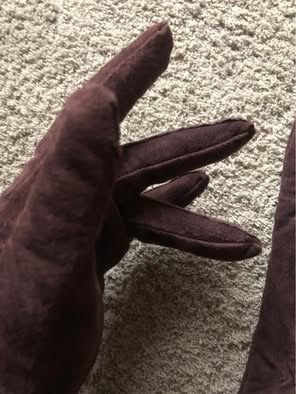 Mănuși femei, din piele întoarsă