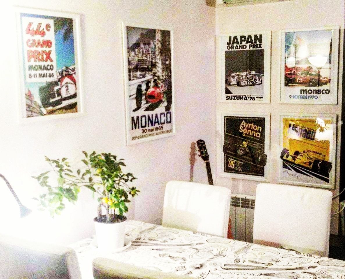 Плакат Vintage Постер Formula 1,Монако Monaco, 50/40см.VW,Mercedes