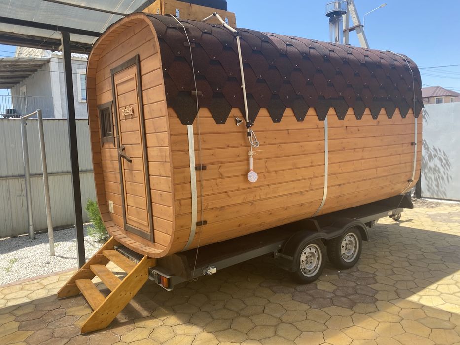 Баня на колесах в аренду на выезд
