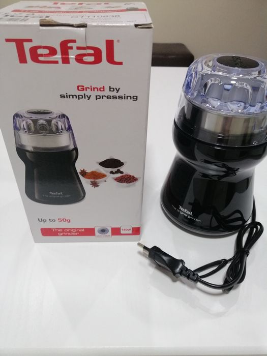 Râșniță Original TEFAL GT110838, 180 W, 50 g, design modern, lame inox