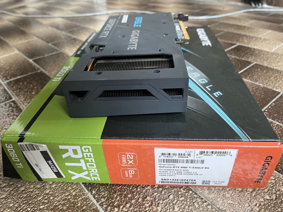 Видеокарта Gigabyte RTX 3060 TI- 8 pin