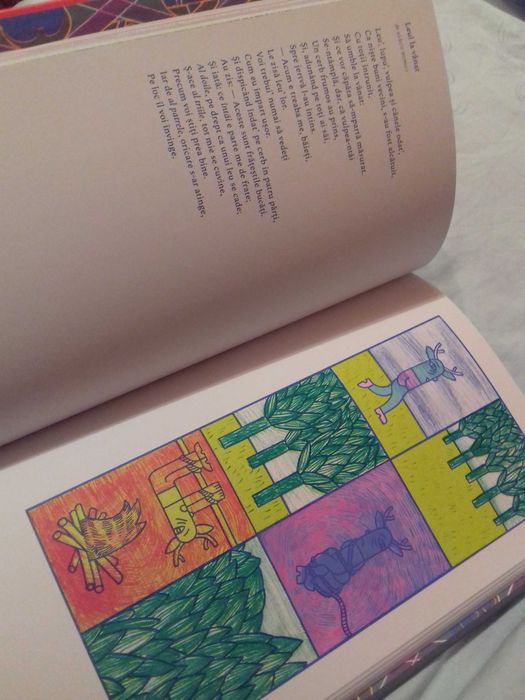 Fabule şi vorbe cu tâlc - ilustrații color, an 2021, stare impecabilă