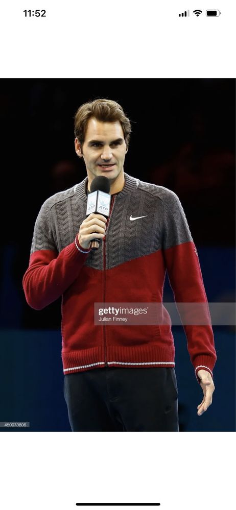 M Nike Roger Federer RF Жилетка Яке Горнище Jordan Adidas