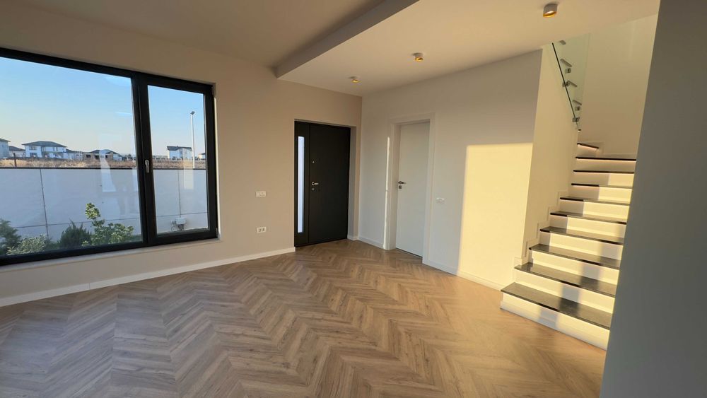 Casă modernă 2025 Buftea – 5 camere, 3 băi, curte amenajată 357 mp