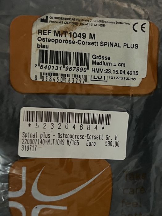 Corset Ro+Ten Spinalplus - Aparatul pentru Osteoporoza