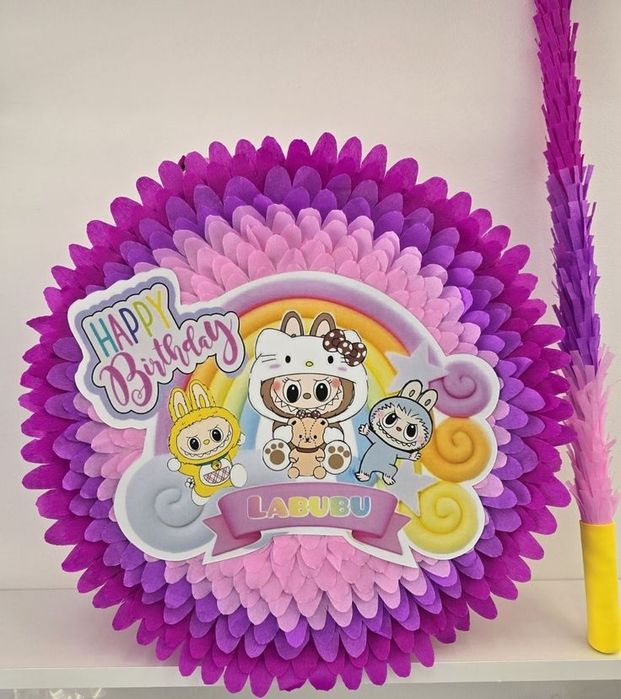 PiñataLabubuDolores,Inimă,LOL,Măgăruș,Unicorn,FrozenAlbinuța