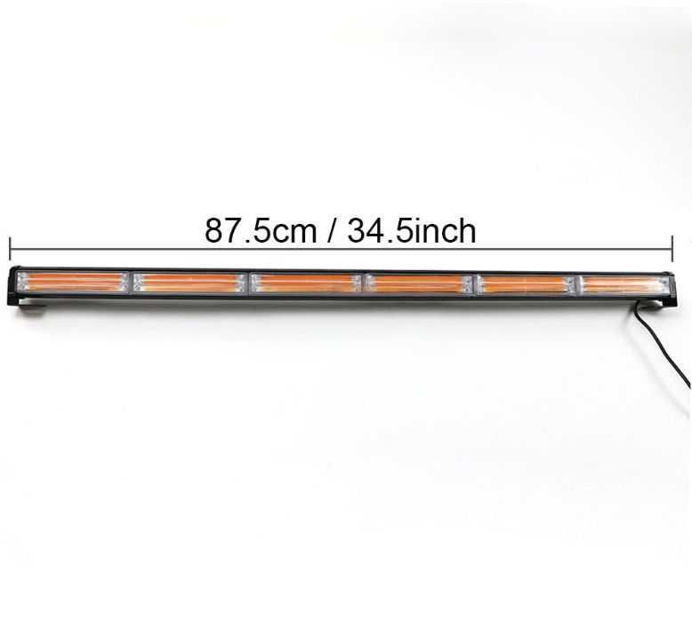 30/59/90 cm сигнална аварийна лампа блиц маяк led бар пътна помощ