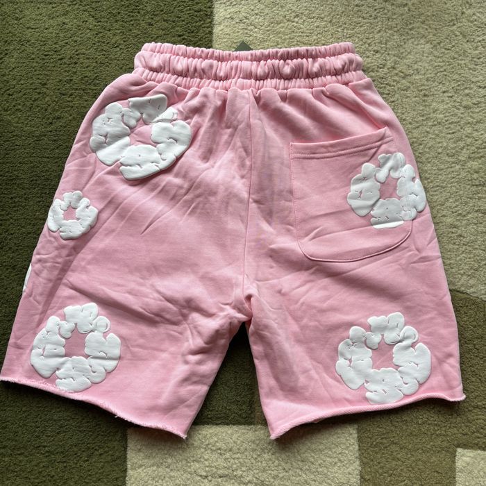 Pantaloni scurti denim tears