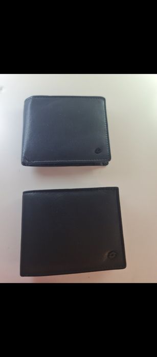 Два мъжки портфейли от 100% естествена кожа