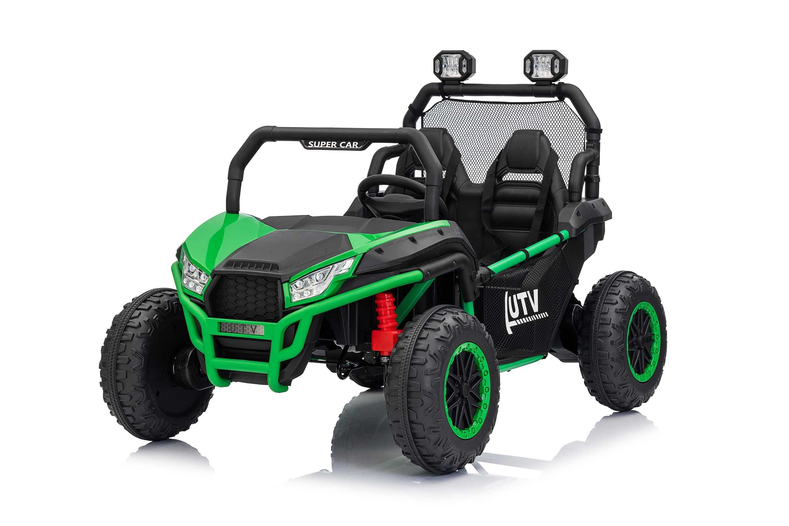 UTV electric pt. 2 copii Kinderauto BJJC307 4X 200W, 24V 10Ah Green