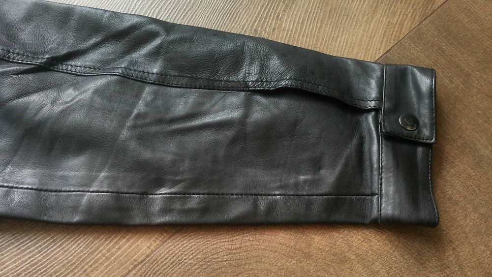 SELECTED Leather Jacket Размер L / XL яке естествена кожа 43-66