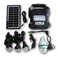 Kit Solar portabil Gdlite GD-1000A, USB, bluetooth, radio FM, MP3,