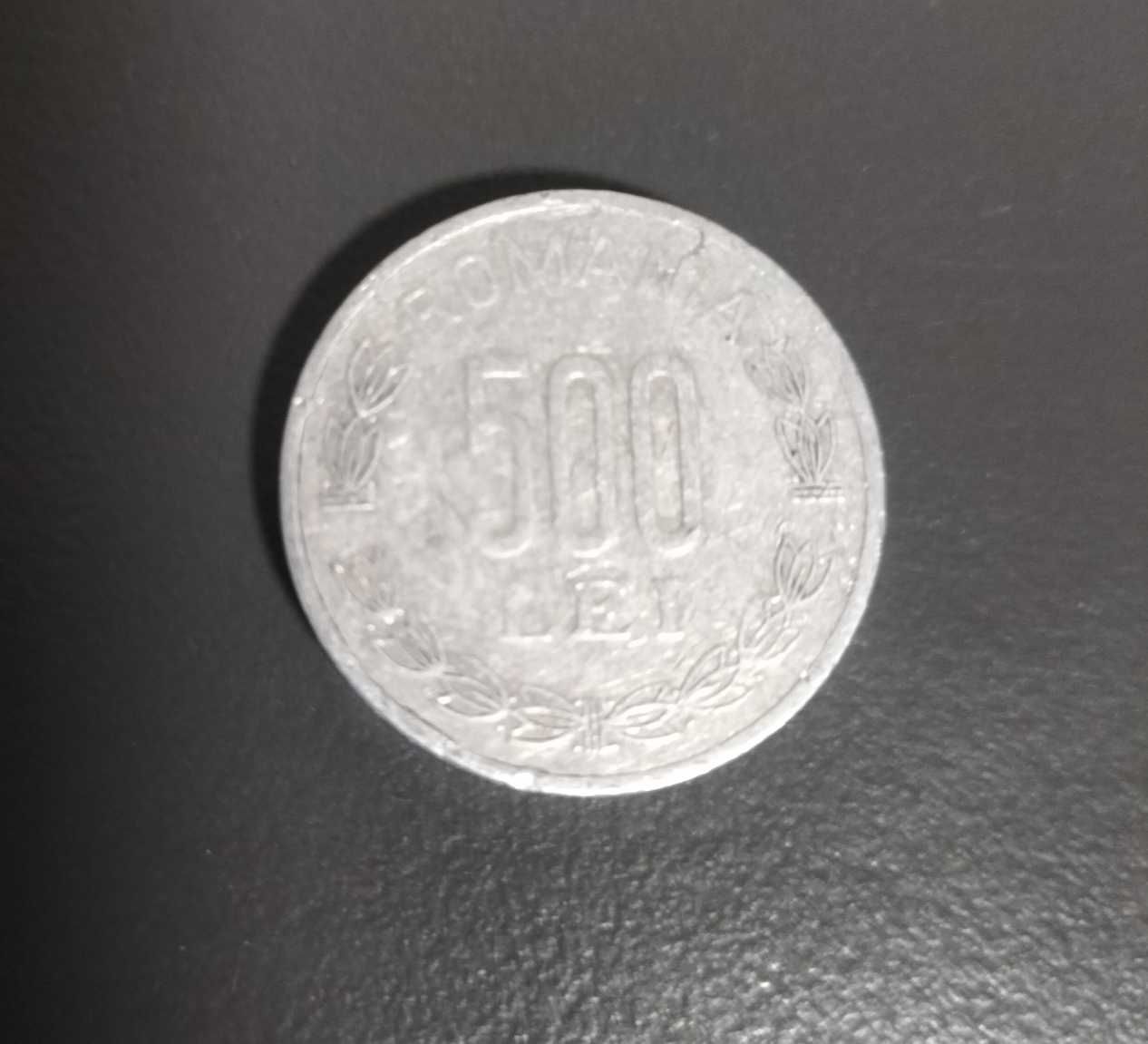 Monedă 500 lei,anul 2000