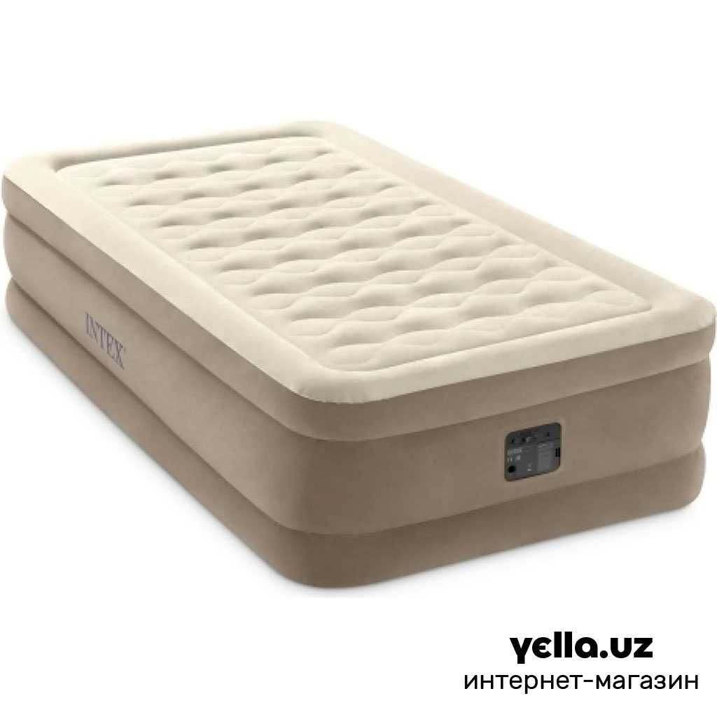 Новая надувная кровать Intex 64426 “Ultra Plush” (99х191х46) до 136кг