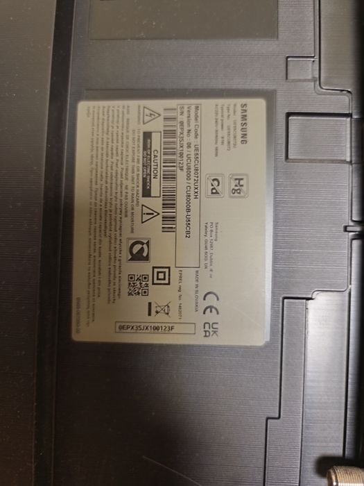 Televizor smart Samsung - ecran zgâriat