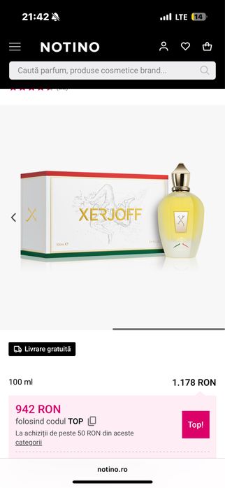 Vand parfum Xerjoff XJ 1861 Naxos