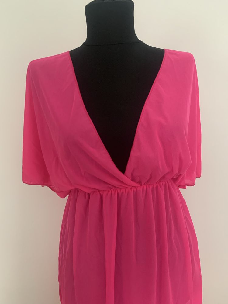 Rochie de plaja roz