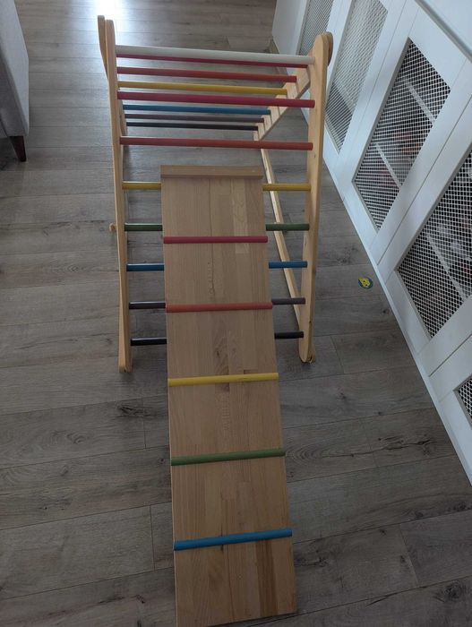 Triunghi Pikler cu rampa tobogan