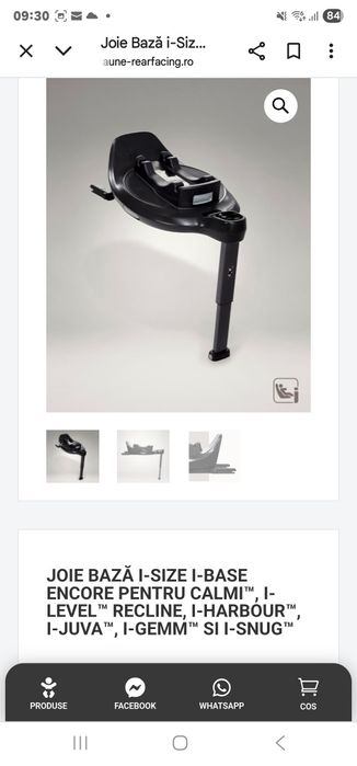 Scoica Joie + sistem rotire si baza isofix