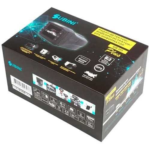 Видеорегистратор с радар-детектором Subini GR-H9 Plus