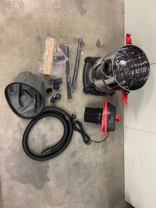 090316	Прахосмукачка за сухо и мокро 1300W 30L Inox WC07