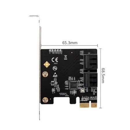 Placa PCI Express, 4 porturi SATA III Expansion card SATA 3.0