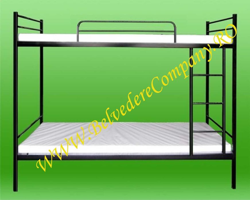 Paturi Metalice Etajate – În Stoc – Producător Direct – Super Ofertă!