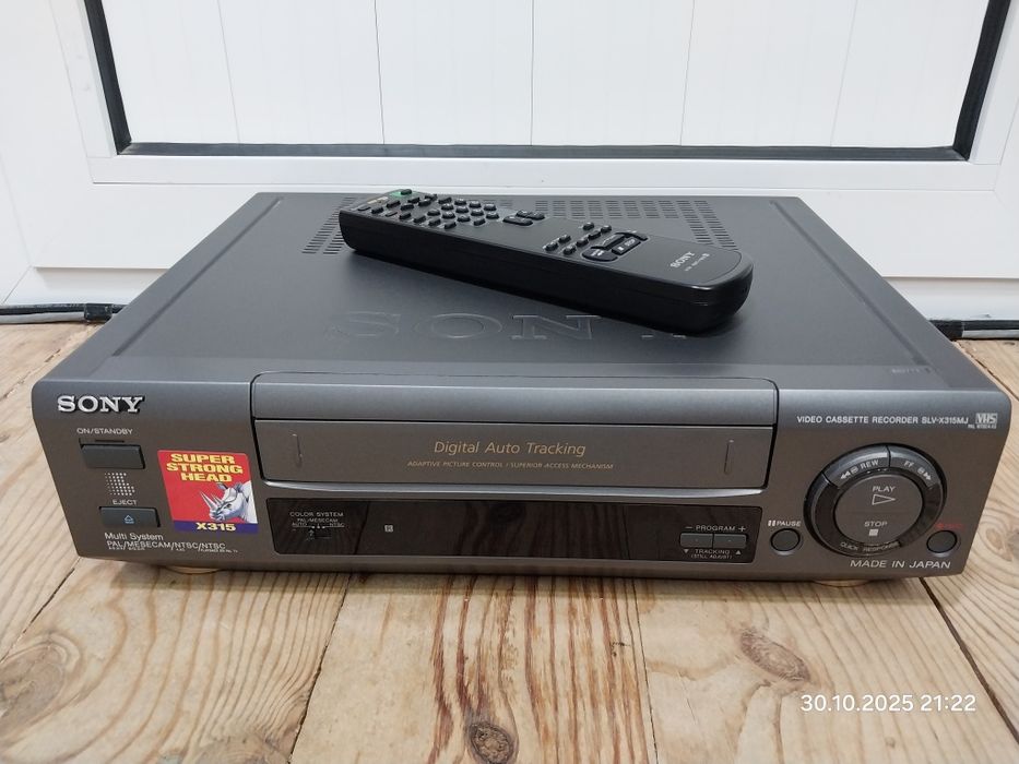 видеомагнитофон sony slv-x315mj видео магнитофон