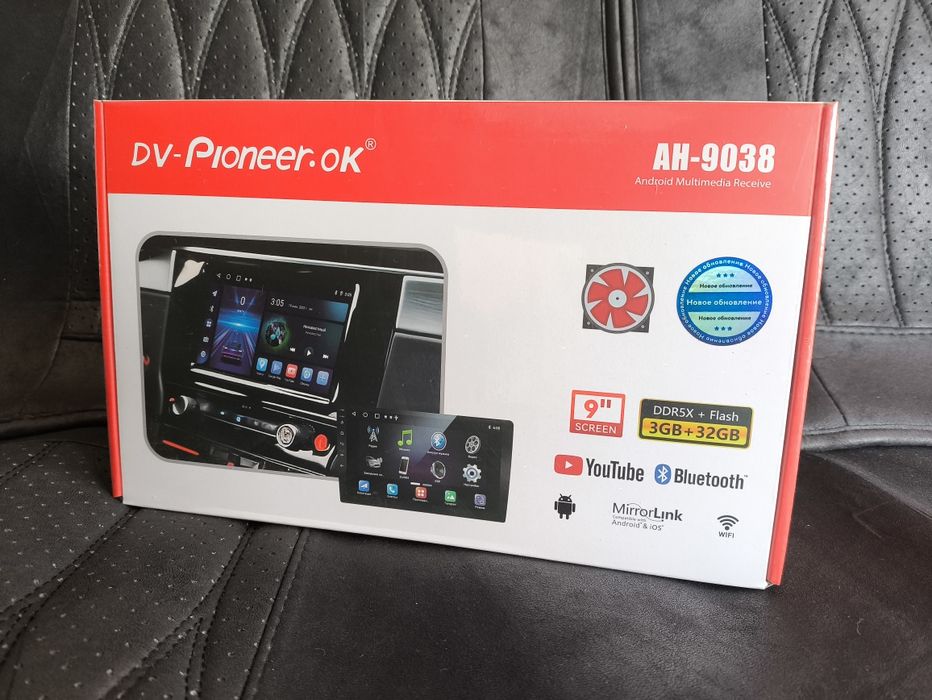Магнитола Андроид Pioneer 9-дюймов 3/32GB
