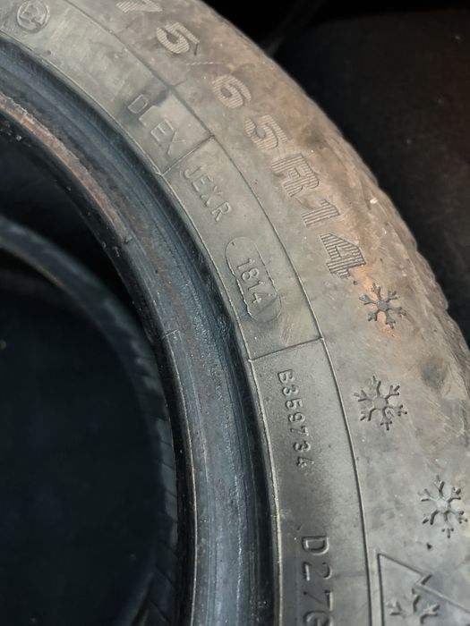 Anvelope 4x iarna + 4x vata 175 65 14